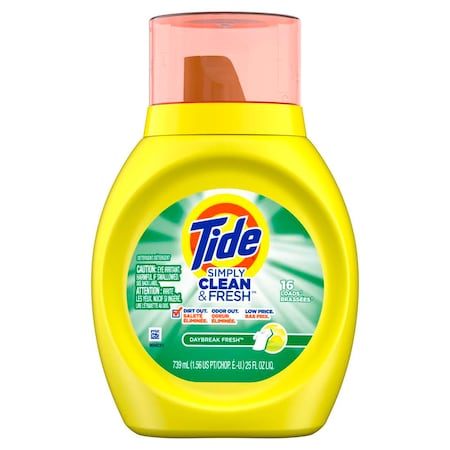 Tide Simply Clean & Fresh High Efficiency Liquid Detergent 25 fl. oz., PK6 90391